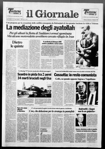 Il giornale : quotidiano del mattino